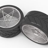 AT Design 3DP Alloy Rims wheel pair