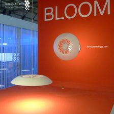 BLOOM LED lamps exhibited by Linea Light at Euroluce in Milan